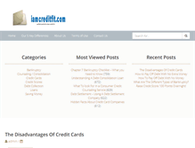Tablet Screenshot of iamcreditfit.com
